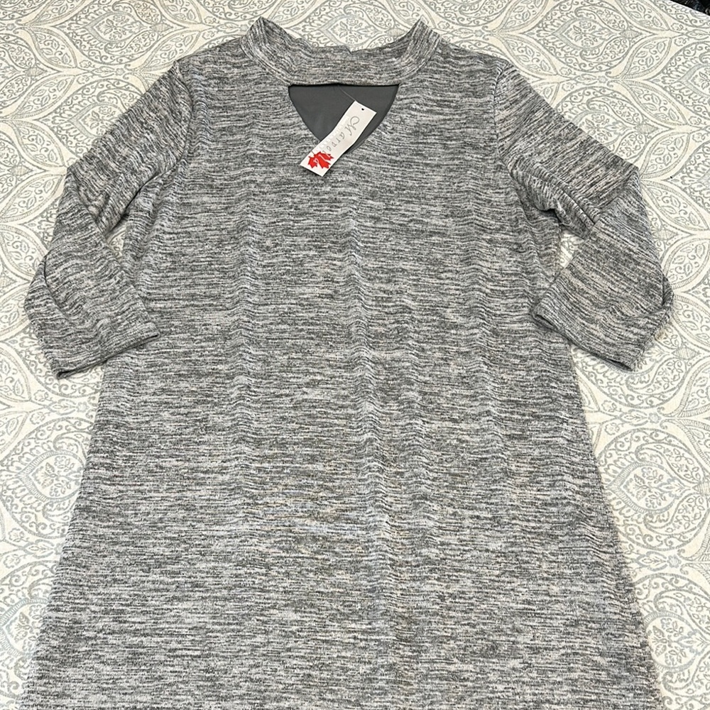 MARVELLA Heather Gray Dress